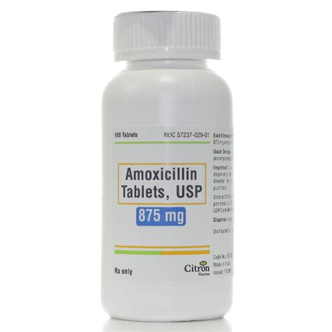 Benefits of Amoxicillin 875mg