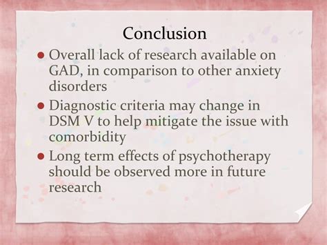 Anxiety Therapy Conclusion