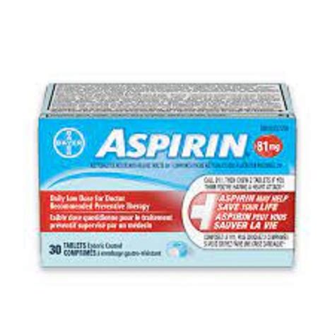 Aspirin 81mg Benefits