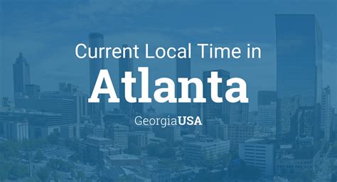 Atlanta Time Zone