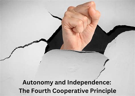 Autonomy and Independence