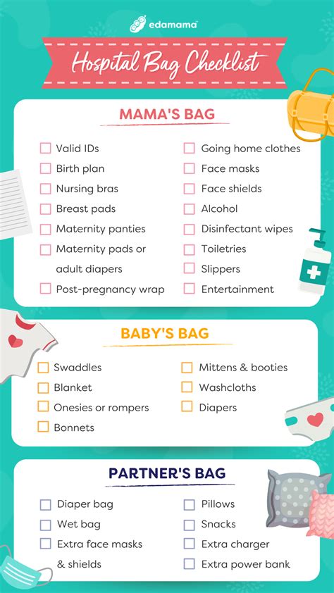 baby hospital bag checklist
