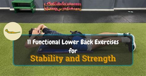 Back pain functional training