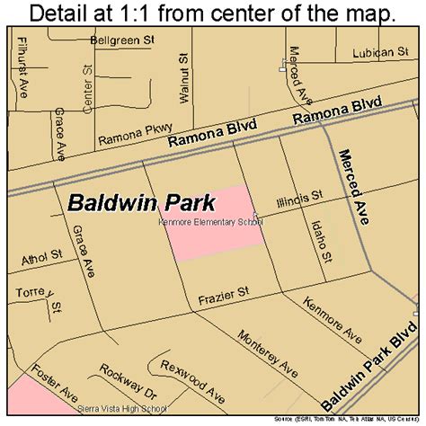 Baldwin Park Map