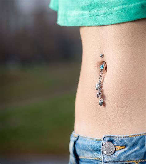 Belly button piercing aftercare