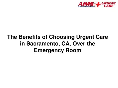 Benefits of Choosing Kaiser Permanente Urgent Care