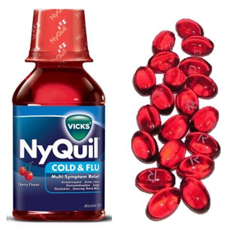 Benefits of cough medicine diagram