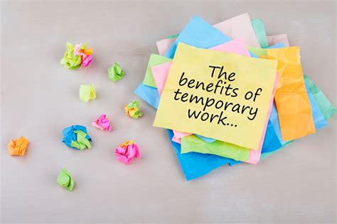 Benefits of Temporary Jobs