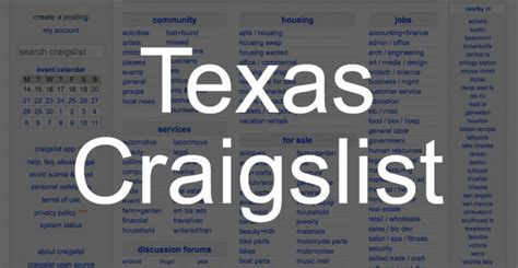 Benefits of Using Craigslist San Marcos Tx