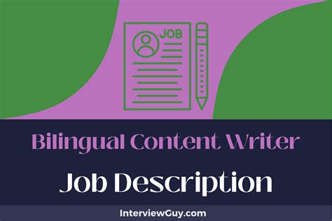 Bilingual Content Writer