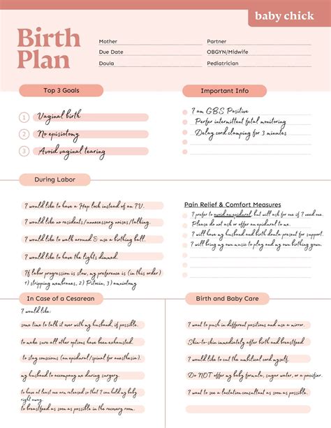 A woman holding a birth plan, smiling