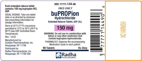 Bupropion Hcl Xl Dosage