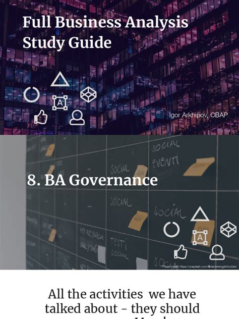 Business Analysis Study