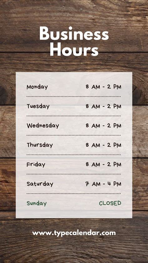 Business Hours