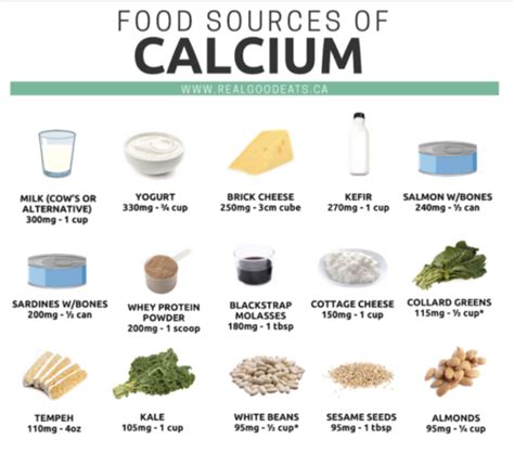Calcium Food Sources