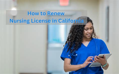 California Nursing License Renewal