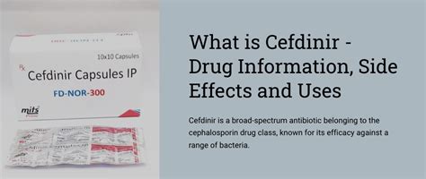 Cefdinir Common Side Effects