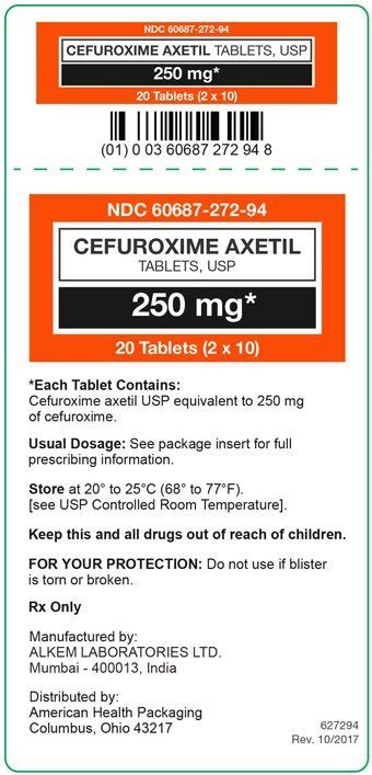 Cefuroxime Axetil Facts