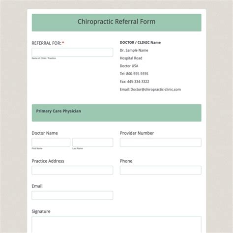 Chiropractor Referral