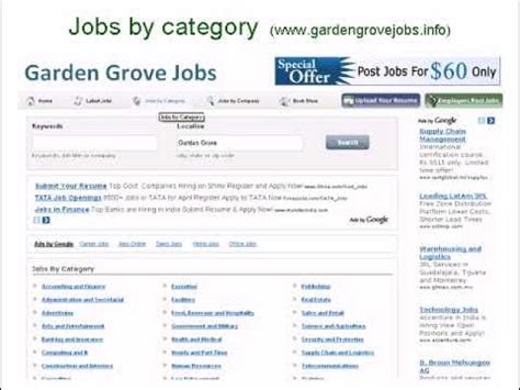City of Garden Grove Jobs