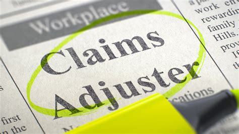 Claims adjuster investigating a claim
