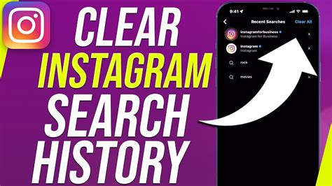 Clear Instagram Search History