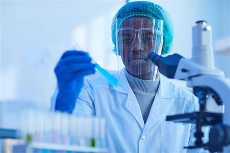 Clinical Laboratory Technician working in a lab