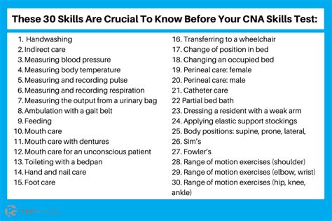 CNA skills