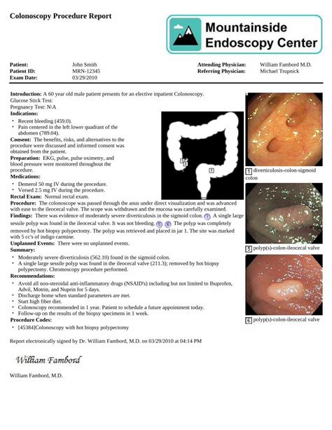 Colonoscopy Procedure