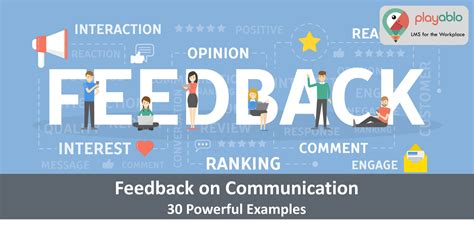 Communication and Feedback