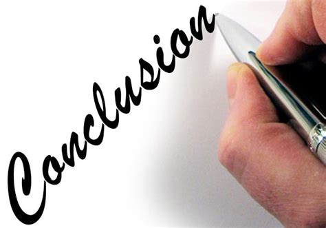 Conclusion IV