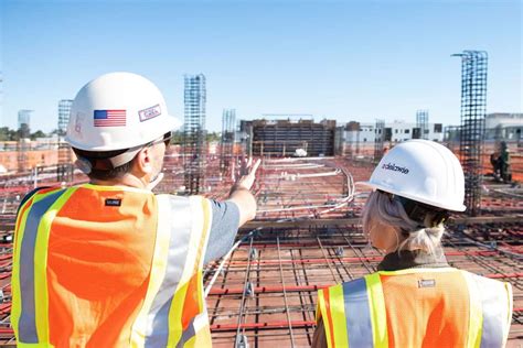 Construction workers on a building site in Las Vegas