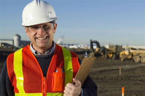 Construction supervisor on site