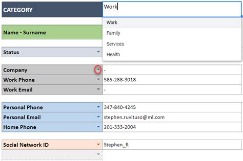 Contact Options