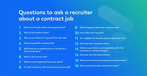 Contract Job Interview Questions