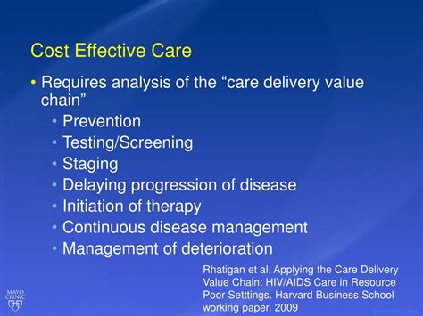 Cost-effective care options