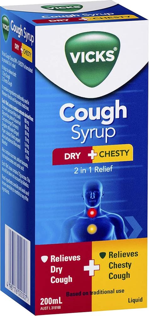 Cough medicine on a shelf