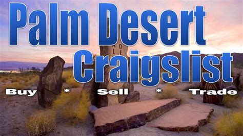 Craigslist Palm Desert Safety Tips