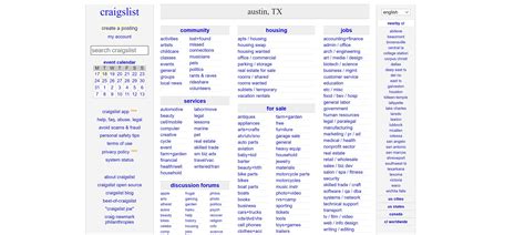 Craigslist Search Filters