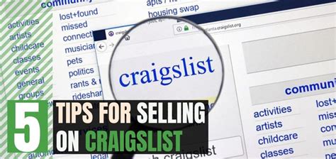 Craigslist Selling Tips