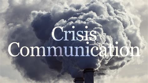 Crisis Communication