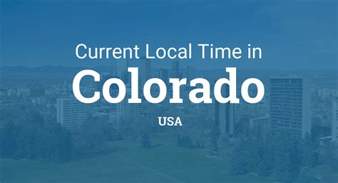 Current Time in Colorado