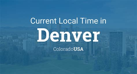 Current Time in Denver
