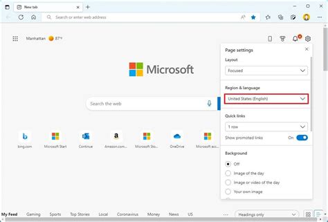 Customize New Tab