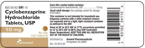 Cyclobenzaprine Dosage