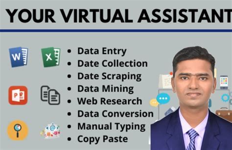 Data entry and virtual assistance