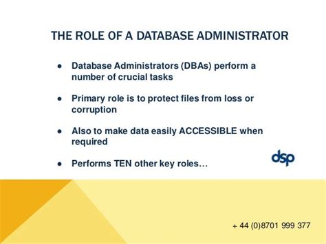 Database administrator