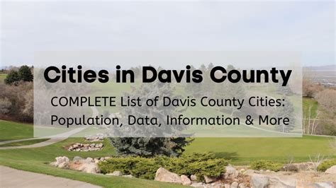 Benefits of Working in Davis County