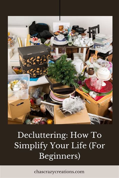 Decluttering and Organizing