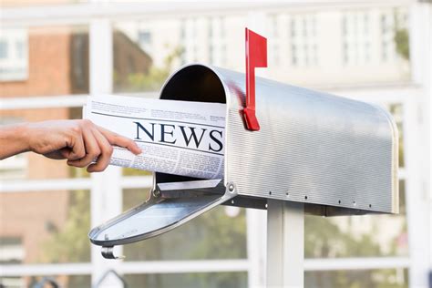 Delivering newspapers